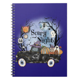 Halloween Beängstigend Night Notizblock