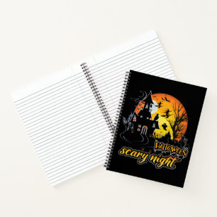 Halloween Beängstigend Night Notizblock