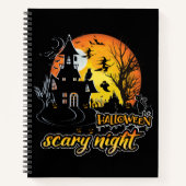 Halloween Beängstigend Night Notizblock (Vorderseite)