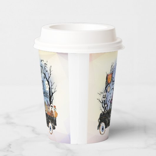 Halloween Beängstigend Night Pappbecher (Rechts)