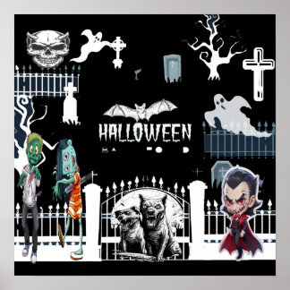Halloween Beängstigend Night Poster