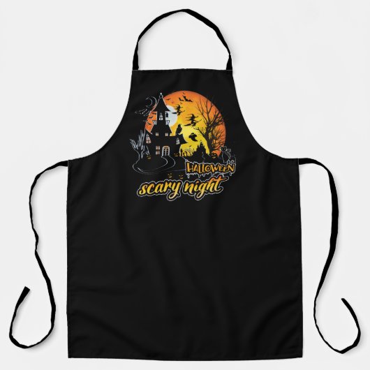 Halloween Beängstigend Night Schürze (Vorderseite)