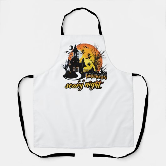 Halloween Beängstigend Night Schürze (Vorderseite)