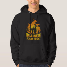 Halloween Beängstigend Night Spuk House Design Hoodie