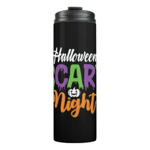 Halloween BEÄNGSTIGEND Night Thermosbecher