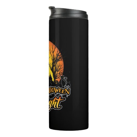 Halloween Beängstigend Night Thermosbecher (Nach rechts gedreht)