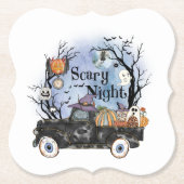 Halloween Beängstigend Night Untersetzer (Vorderseite)