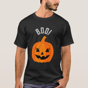 Halloween Beängstigend Orange Jack-O-Lantern Custo T-Shirt