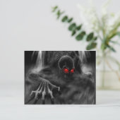 Halloween Beängstigend Postkarte (Stehend Vorderseite)