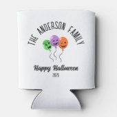 Halloween Beängstigend Pumpkin Balloons Personalis Dosenkühler (Rückseite)