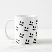 Halloween Beängstigend Pumpkin Ghost Face Kaffeetasse (Links)