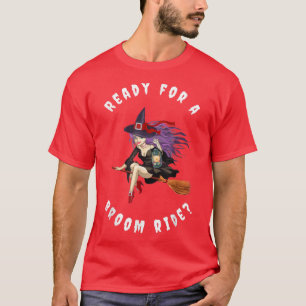 Halloween Beängstigend Pumpkin Head Hexe T-Shirt