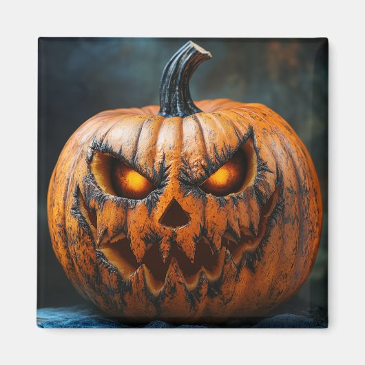 Halloween Beängstigend Pumpkin Magnet (Vorne)