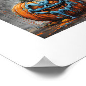 Halloween Beängstigend Pumpkin Poster (Ecke)