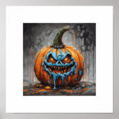 Halloween Beängstigend Pumpkin Poster (Vorne)