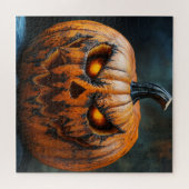 Halloween Beängstigend Pumpkin Puzzle (Horizontal)