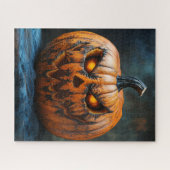 Halloween Beängstigend Pumpkin Puzzle (Horizontal)