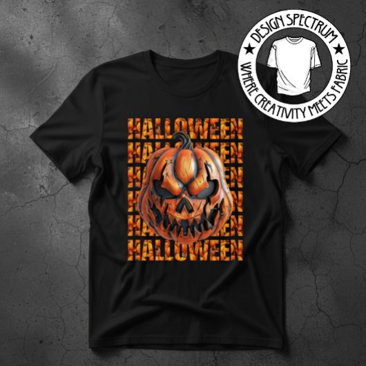 Halloween Beängstigend Pumpkin T-Shirt