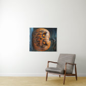 Halloween Beängstigend Pumpkin Tapestry Wandteppich (Beispiel (Horizontal))