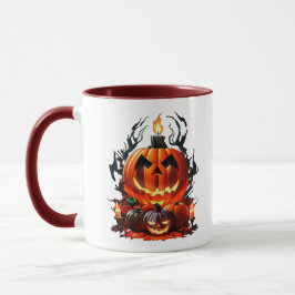 Halloween Beängstigend Pumpkin Tasse