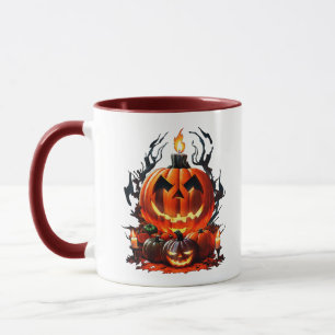 Halloween Beängstigend Pumpkin Tasse