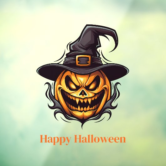 Halloween Beängstigend Pumpkin Window Cloning Fensteraufkleber (Blatt 3)