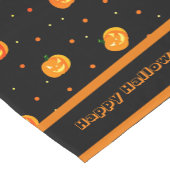 Halloween Beängstigend Pumpkins Jack-o' Lantern Mu Kurzer Tischläufer (Ecke)