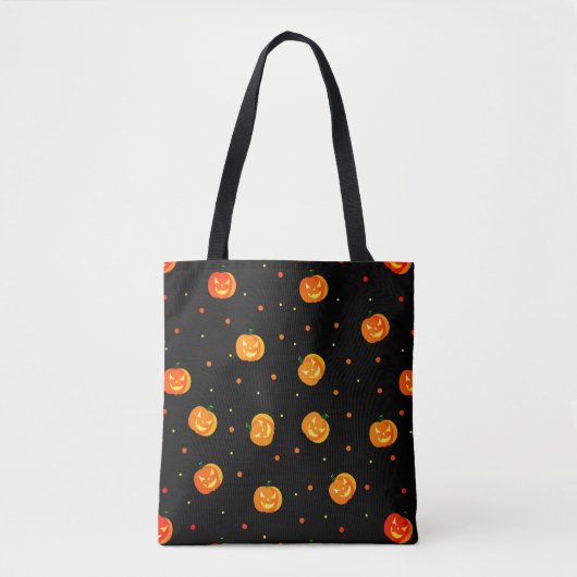 Halloween Beängstigend Pumpkins Jack-o' Lantern Mu Tasche (Vorderseite)