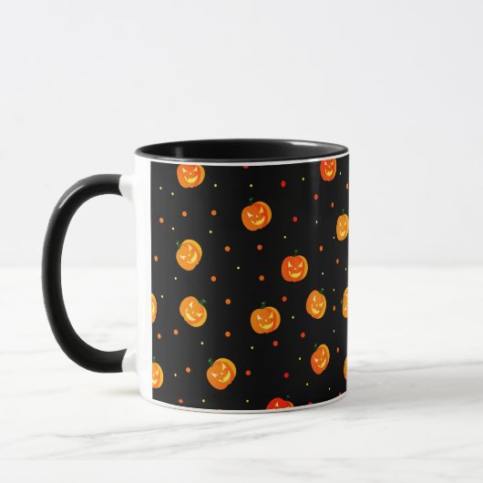 Halloween Beängstigend Pumpkins Jack-o' Lantern Mu Tasse (Links)