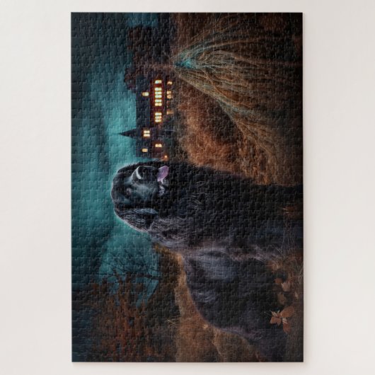 Halloween Beängstigend Puzzle (Vertikal)