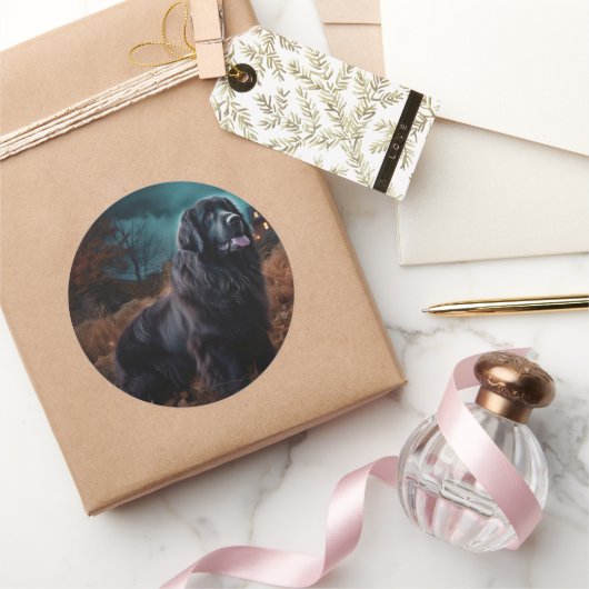 Halloween Beängstigend Runder Aufkleber (Schenken)