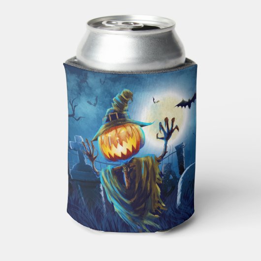 Halloween Beängstigend Scene (5) Pumpkin Dosenkühler (Kanne Rückseite)