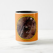 Halloween Beängstigend Skeleton Knochen Grabmal Fo Tasse (Zentrum)