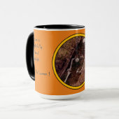 Halloween Beängstigend Skeleton Knochen Grabmal Fo Tasse (Vorderseite Links)