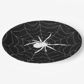 Halloween Beängstigend Spider Pattern Pappteller (Schrägansicht)