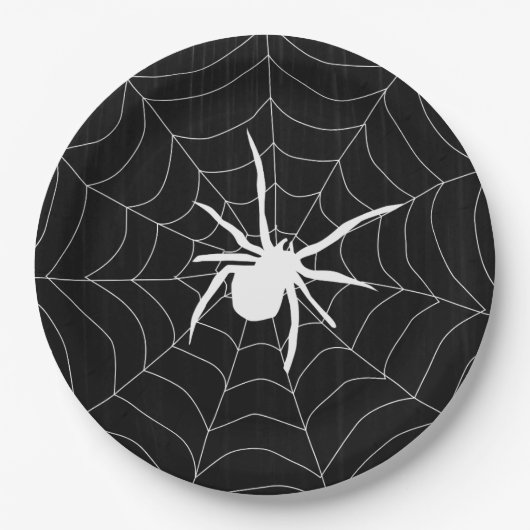 Halloween Beängstigend Spider Pattern Pappteller (Vorderseite)