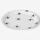 Halloween Beängstigend Spider Pattern Pappteller (Schrägansicht)