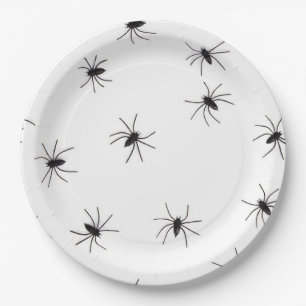 Halloween Beängstigend Spider Pattern Pappteller