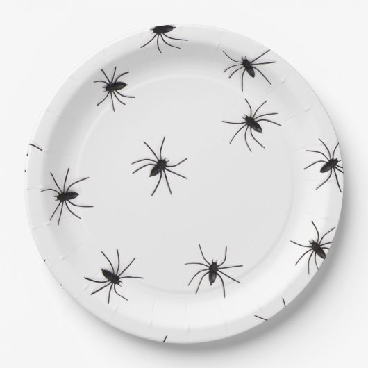 Halloween Beängstigend Spider Pattern Pappteller (Vorderseite)