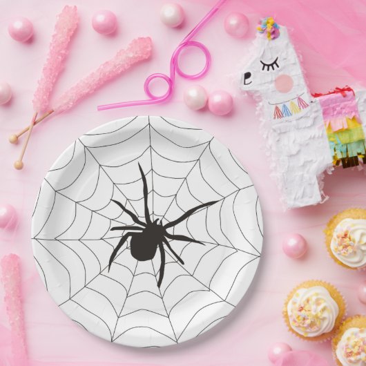 Halloween Beängstigend Spider Pattern Pappteller (Party)