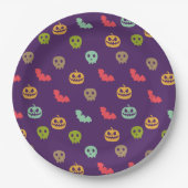 Halloween Beängstigend Spider Pattern Pappteller (Vorderseite)