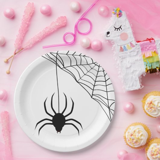 Halloween Beängstigend Spider Pattern Pappteller (Party)