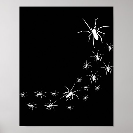 Halloween Beängstigend Spider | Spider Lover Gesch Poster (Vorne)