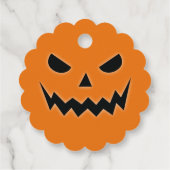 Halloween Beängstigend Spooky Kürbislaterne Pumpki Geschenkanhänger (Rückseite)