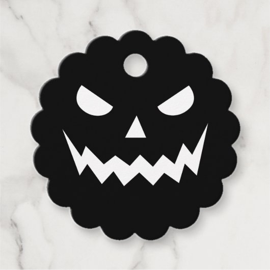 Halloween Beängstigend Spooky Kürbislaterne Pumpki Geschenkanhänger (Vorderseite)