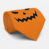 Halloween Beängstigend Spooky Kürbislaterne Pumpki Krawatte (Gerollt)