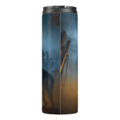 Halloween Beängstigend Thermosbecher (Rückseite)