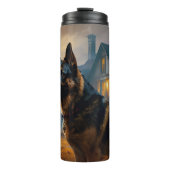 Halloween Beängstigend Thermosbecher (Vorderseite)