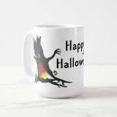 Halloween Beängstigend Tree Kaffeetasse (Vorderseite Links)