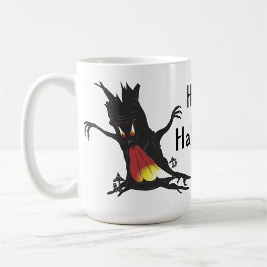 Halloween Beängstigend Tree Kaffeetasse (Links)